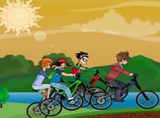 卡通自行车聚会,卡通自行车聚会小游戏-8799小游戏