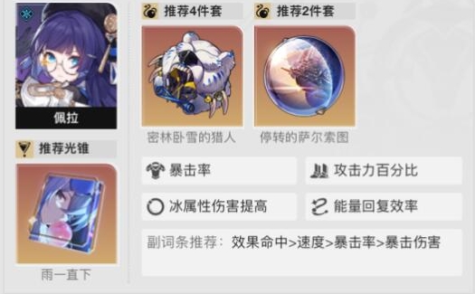 崩坏星穹铁道彦卿冰冻队怎么搭配