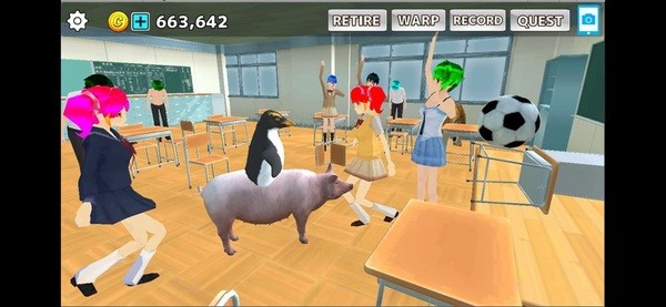 动物校园模拟器游戏截图-2