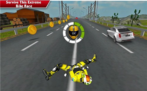 摩托车攻击赛3D游戏截图-4