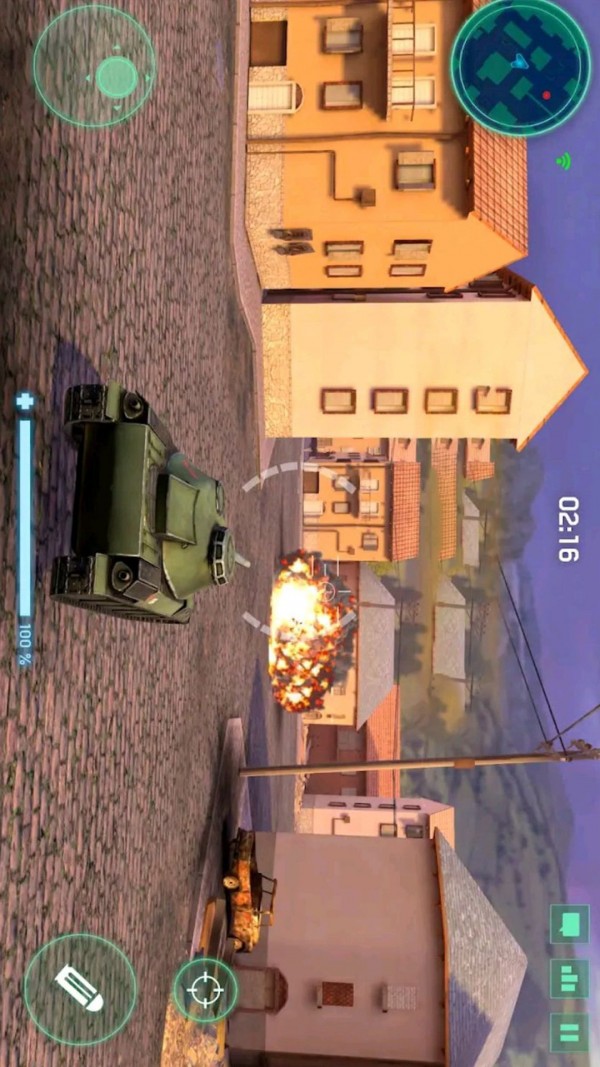 坦克冲撞游戏截图-2