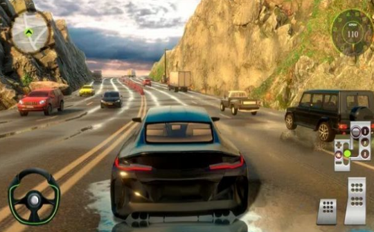 汽车驾驶竞速模拟2022游戏截图-2