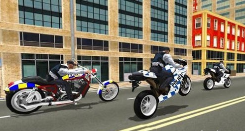 超级特技警察自行车模拟器游戏截图-1