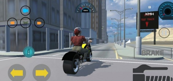 城市摩托模拟驾驶3D游戏截图-2