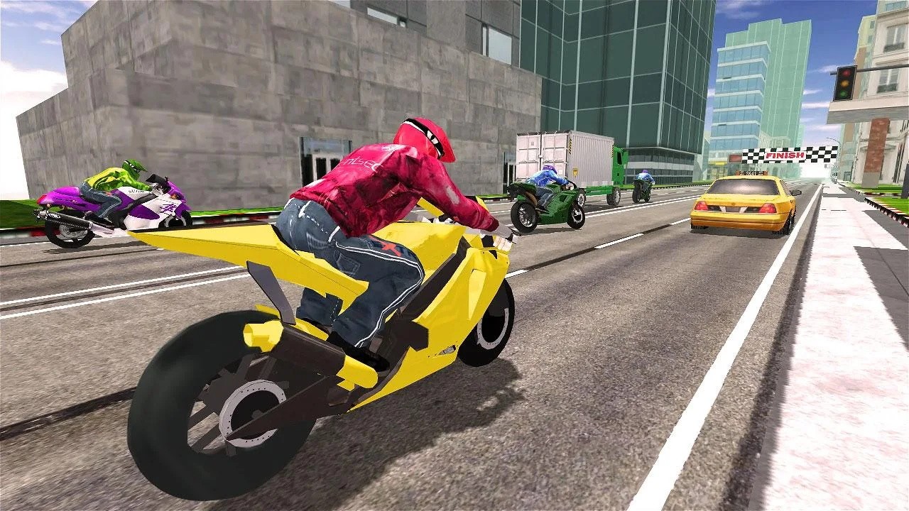 摩托车赛道模拟器游戏截图-3