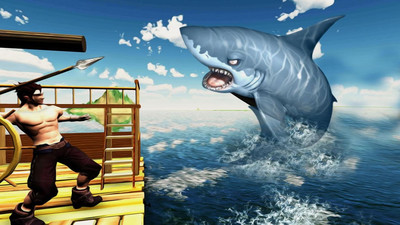 木筏求生鲸鲨猎人游戏截图-4