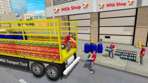 牛奶运输车游戏截图-3