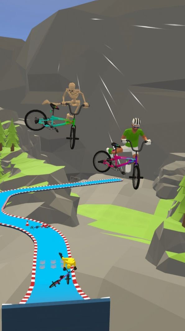 自行车特技比赛游戏截图-3