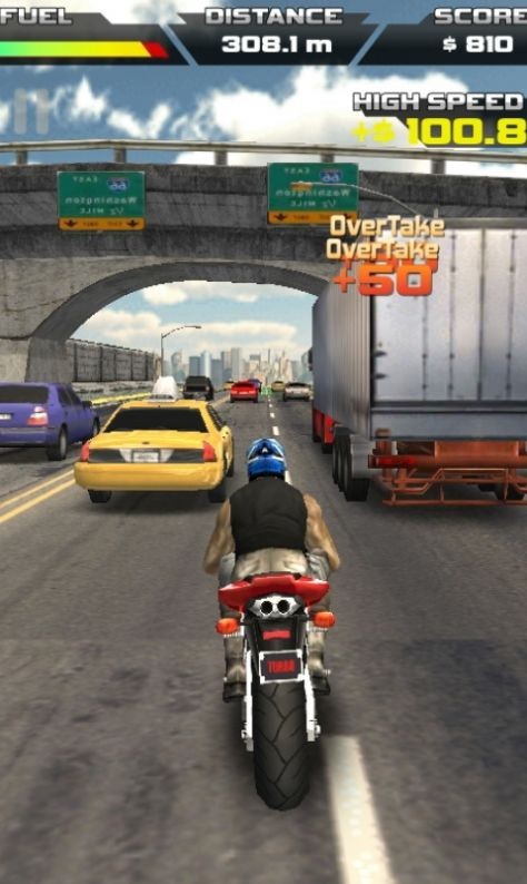 3D摩托车公路骑手游戏截图-2