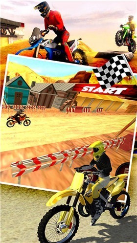 模拟挑战摩托车游戏截图-2