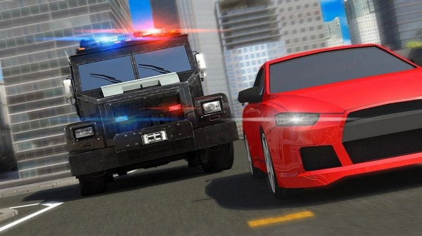 警车驾驶无限追逐游戏截图-3
