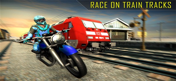 火车轨道自行车比赛3D游戏截图-3