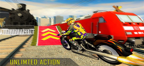 火车轨道自行车比赛3D游戏截图-2
