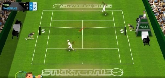 Stick Tennis游戏截图-2