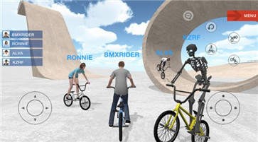 特技自行车模拟游戏截图-2