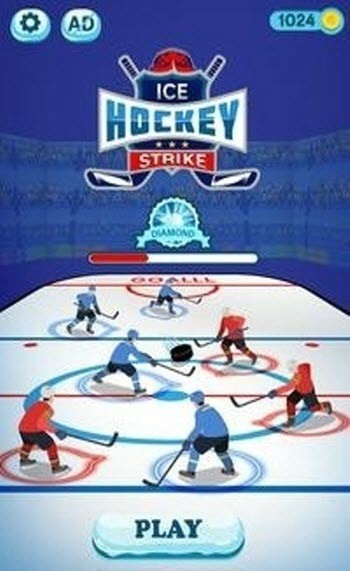 Ice hockey strike游戏截图-1