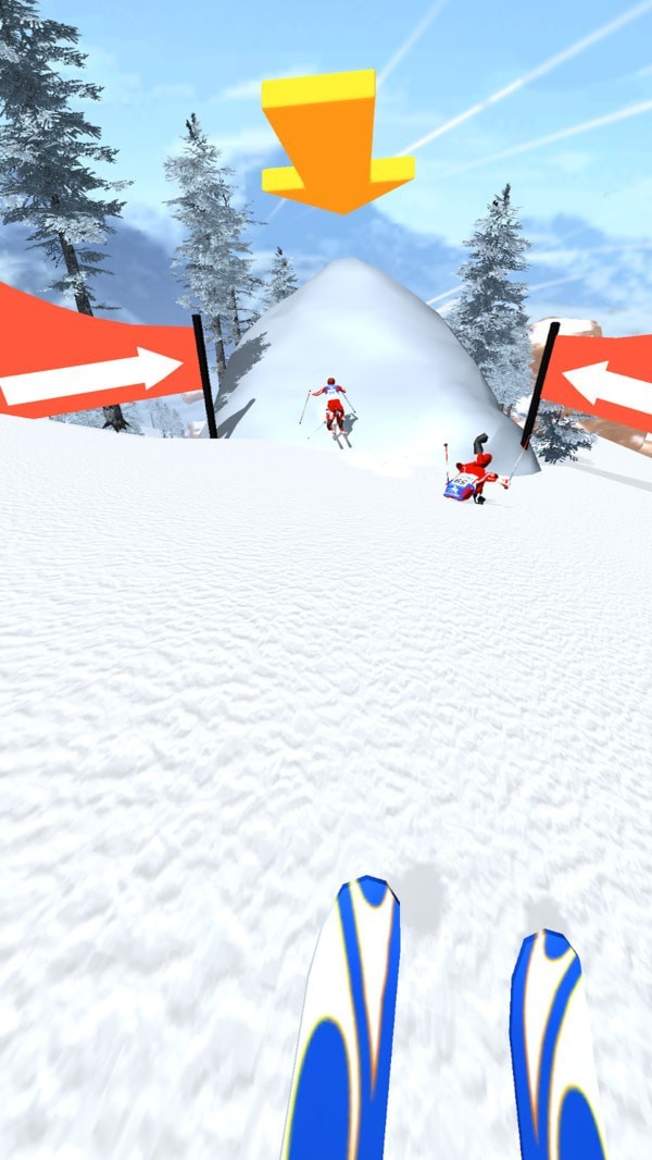 滑雪冲刺游戏截图-3