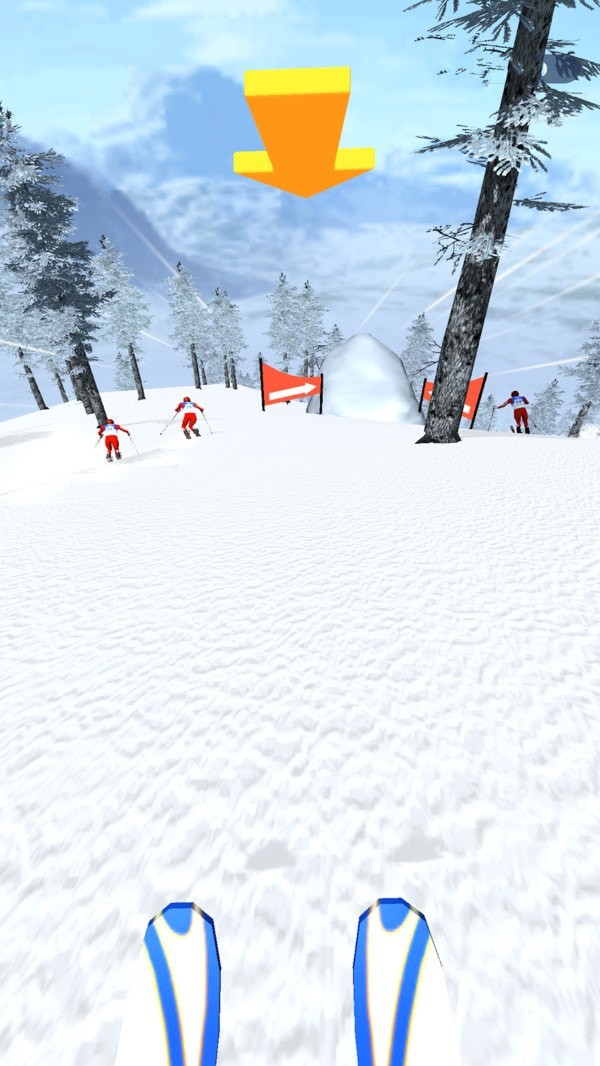 滑雪冲刺游戏截图-1
