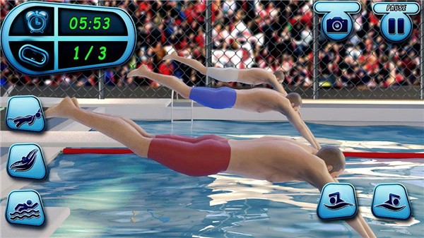游泳比赛模拟器游戏截图-4
