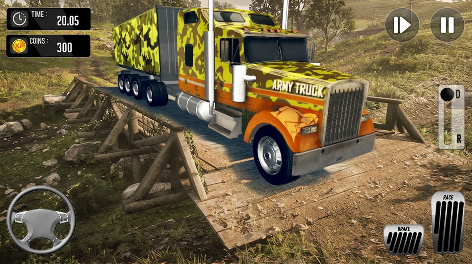 军事卡车模拟驾驶游戏截图-2