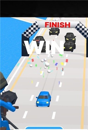 Car Chase Escape(掩护小蓝车最新版)游戏截图-3