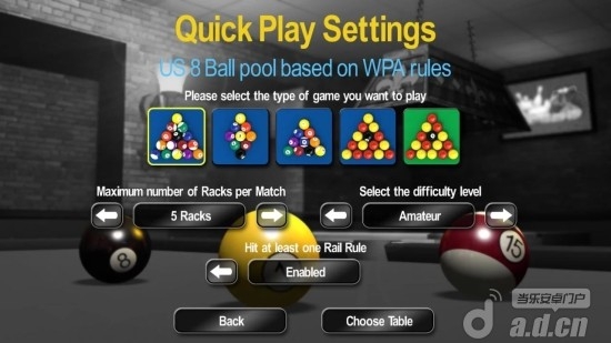 台球2012 Pro Pool 2012 v1.10游戏截图-2