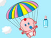 婴儿坐降落伞