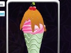 甜筒冰淇淋装饰