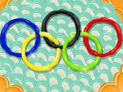 奥运五环蛋糕