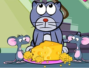 偷吃奶酪的小老鼠