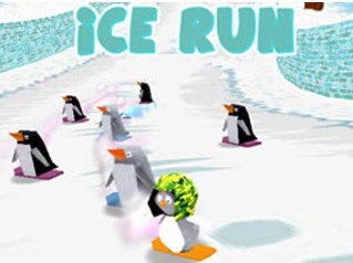 企鹅滑冰赛
