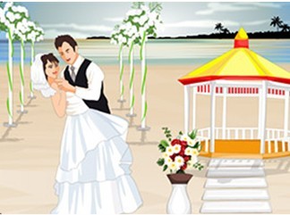 装饰海滩婚礼