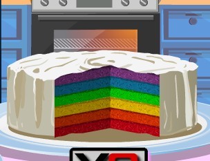 爱的彩虹蛋糕