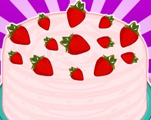 凯蒂猫草莓蛋糕