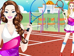 芭比和艾莉打网球