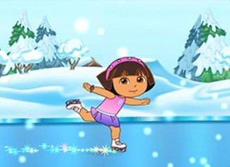 朵拉冬季滑冰