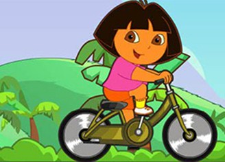 朵拉骑脚踏车