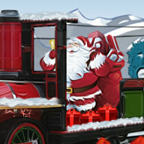 圣诞老人开火车